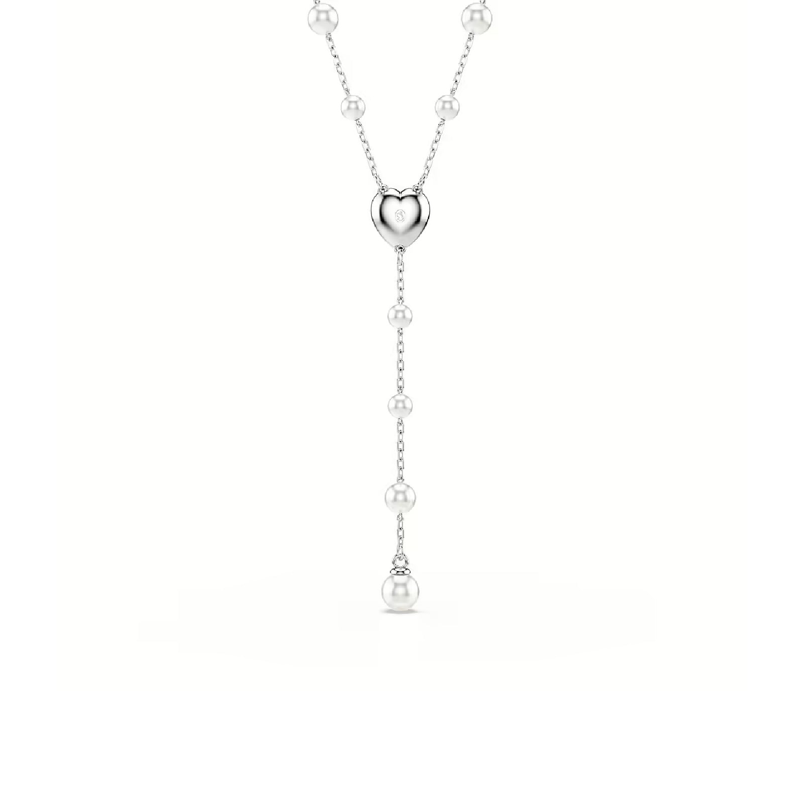 Collana a Y Ariana Grande x Swarovski con perle e cuore