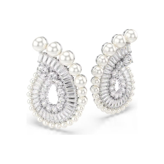 Orecchini pendenti grandi Ariana Grande x Swarovski e perle