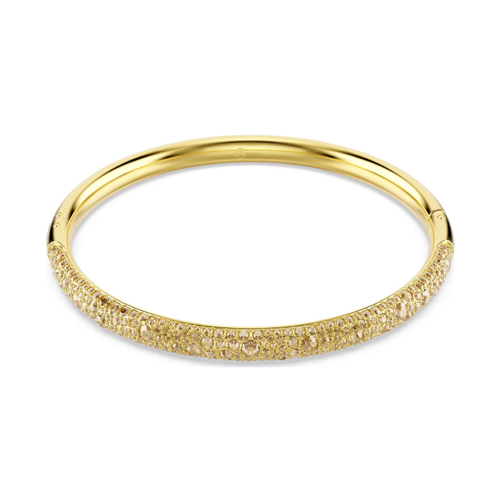 Bracciale rigido donna Swarovski dorato con pavé di cristalli M 58,00 mm x 52,00 mm