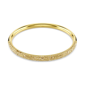 Bracciale rigido donna Swarovski dorato con pavé di cristalli M 58,00 mm x 52,00 mm