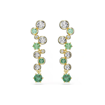 Orecchini pendenti da donna Swarovski dorato con cristalli MISURA UNICA