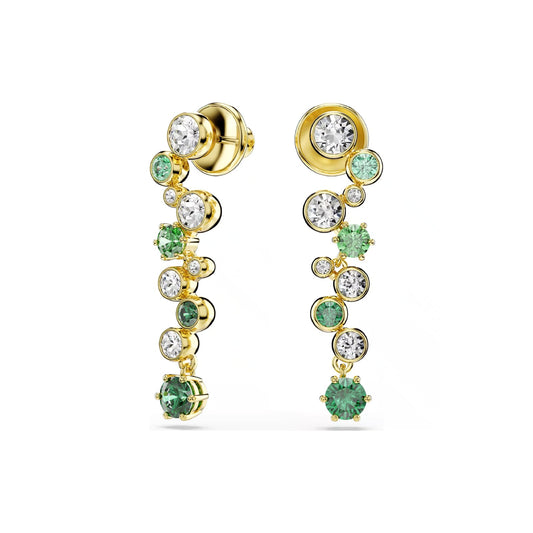 Orecchini pendenti da donna Swarovski dorato con cristalli MISURA UNICA