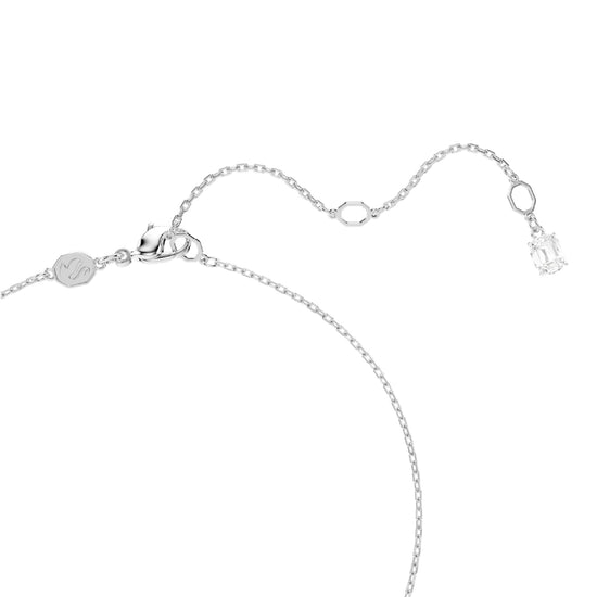 Collana con pendente Swarovski rodiato con cigno di cristalli MISURA UNICA