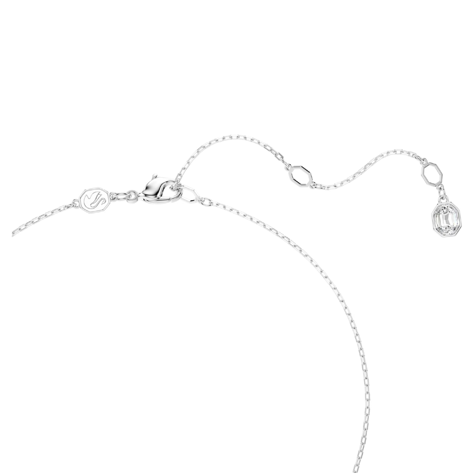 Collana da donna Swarovski rodiato con sfere e cristalli MISURA UNICA