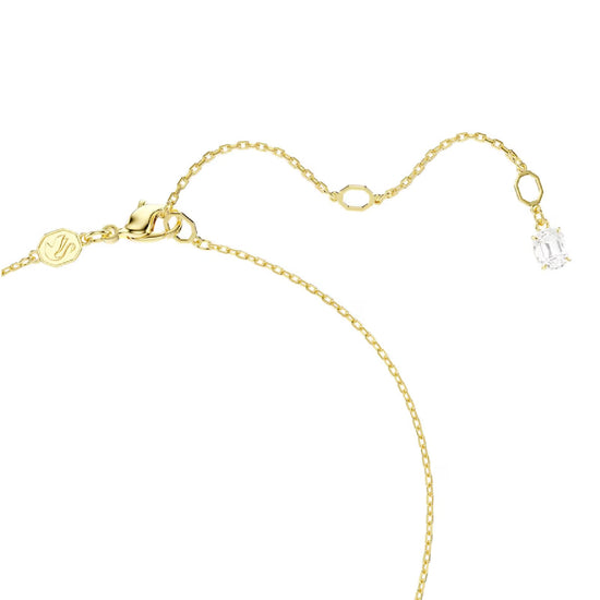 Collana girocollo Swarovski dorato con cristalli bianchi MISURA UNICA