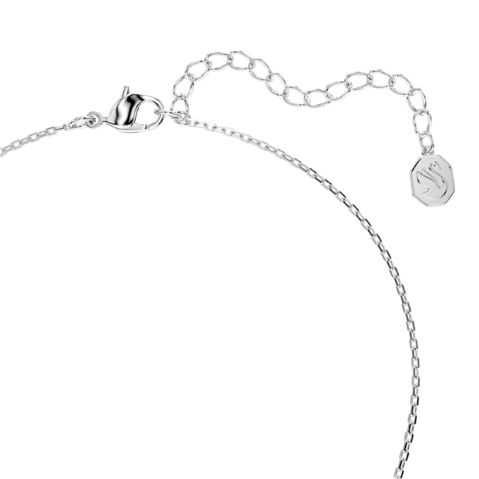 Collana con pendente Swarovski con cristallo blu e bianchi MISURA UNICA