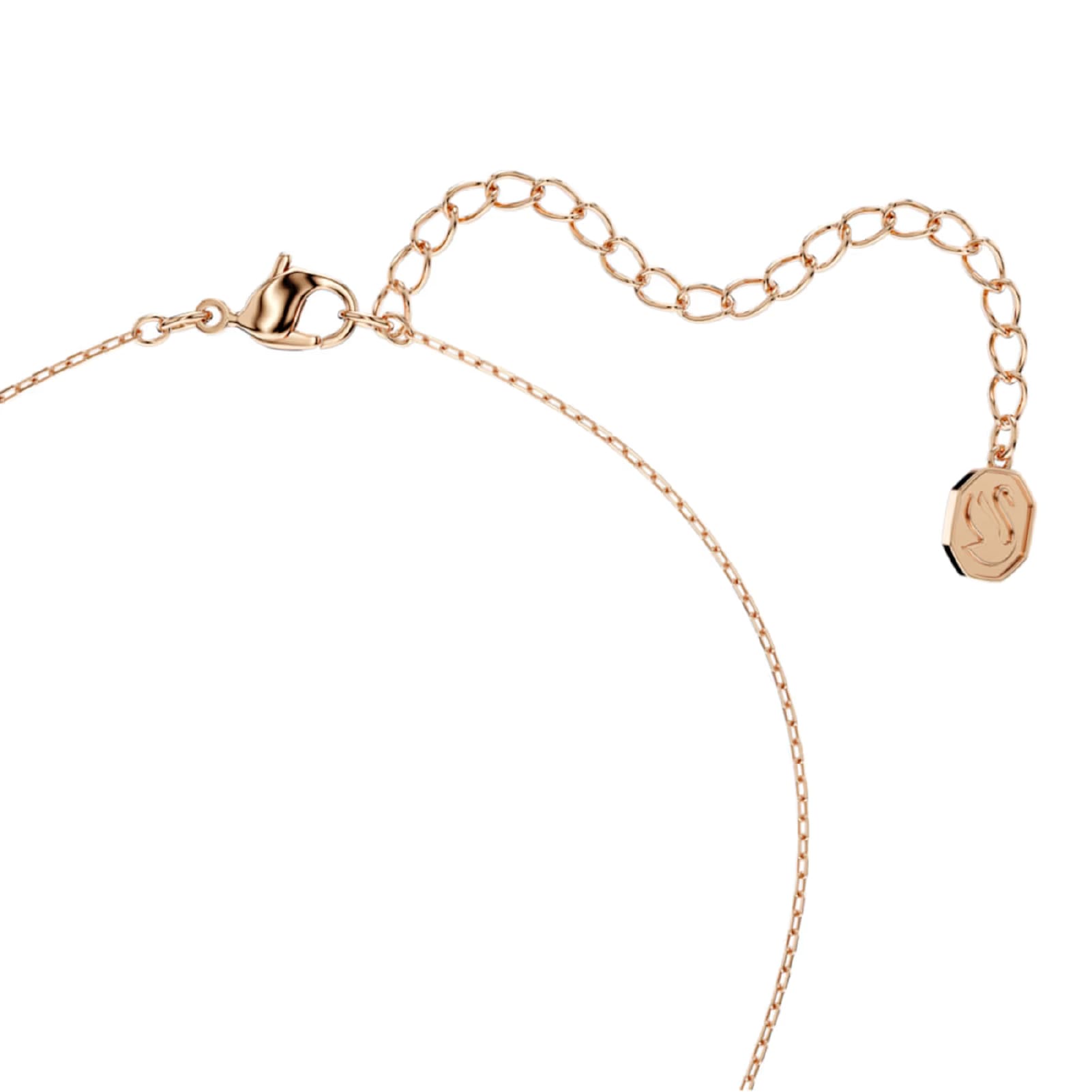 Collana punti luce Swarovski rosé con cristalli bianchi MISURA UNICA