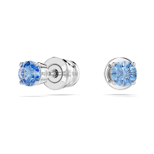Orecchini punto luce di cristallo azzurro Swarovski MISURA UNICA