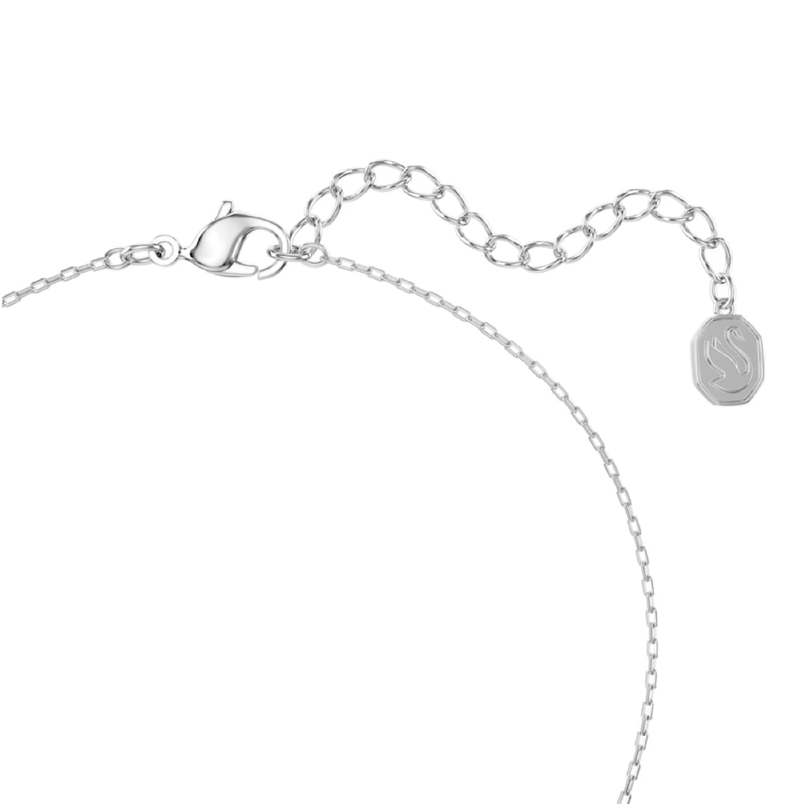 Collana con pendente Swarovski rodiato con fiocco di neve MISURA UNICA