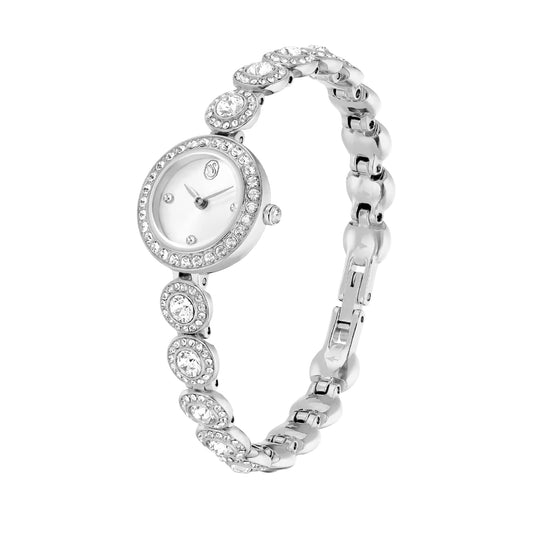 Orologio Swarovski Una Angelic in acciaio e cristalli MISURA UNICA