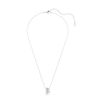 Collana Swarovski con mini pendenti a cerchio e cristalli MISURA UNICA