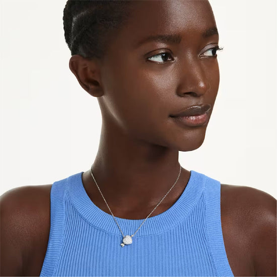 Collana girocollo Swarovski Idyllia bicolore cuore e freccia MISURA UNICA