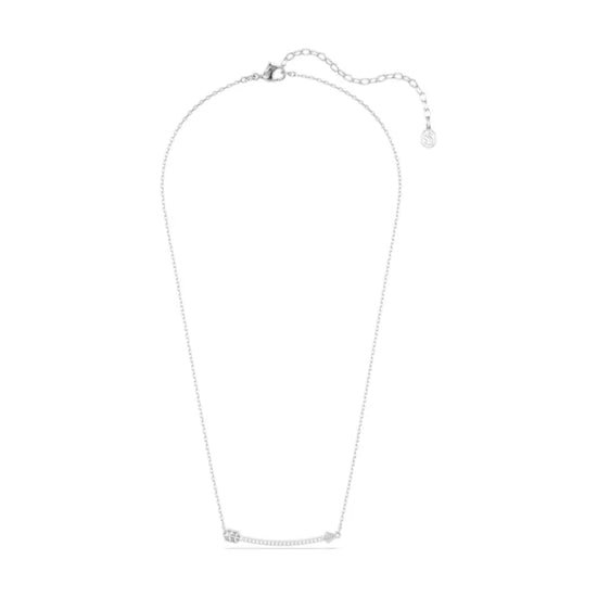 Collana girocollo Swarovski Idyllia rodiata con freccia MISURA UNICA