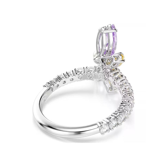 Anello Ariana Grande x Swarovski rodiato libellula multicolor 15