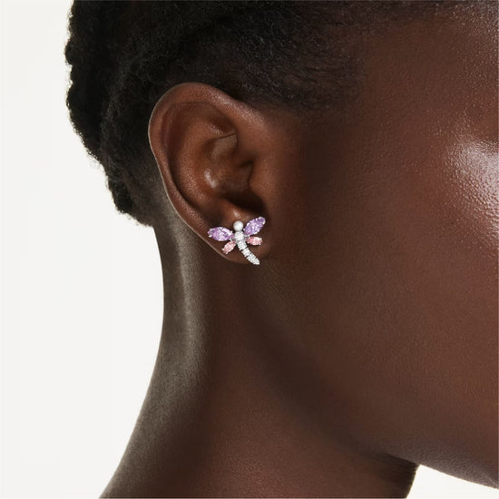 Orecchini lobo Ariana Grande x Swarovski con libellula piccola MISURA UNICA