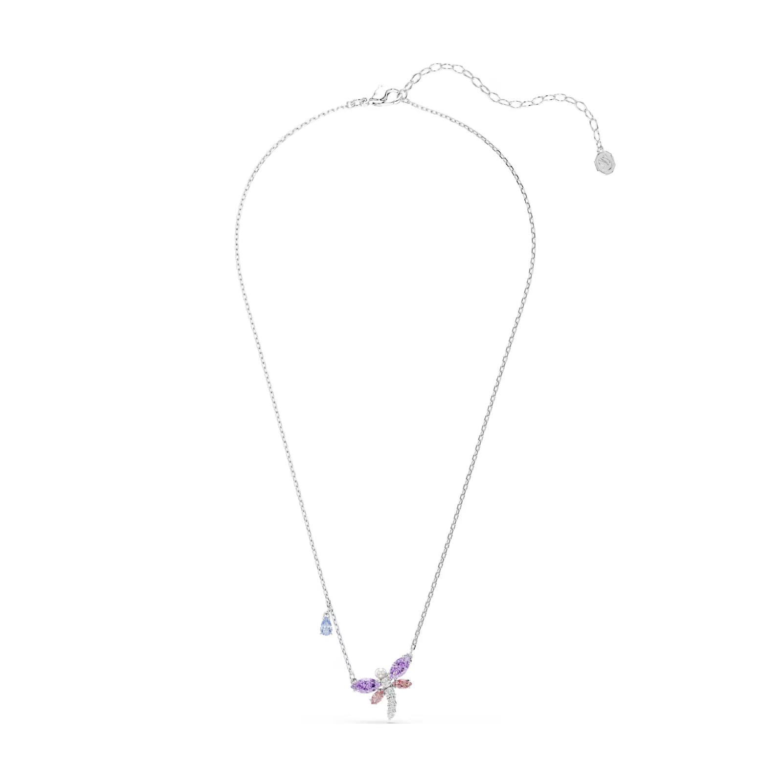 Collana pendente Ariana Grande x Swarovski con libellula rosa