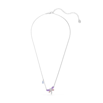 Collana pendente Ariana Grande x Swarovski con libellula rosa MISURA UNICA