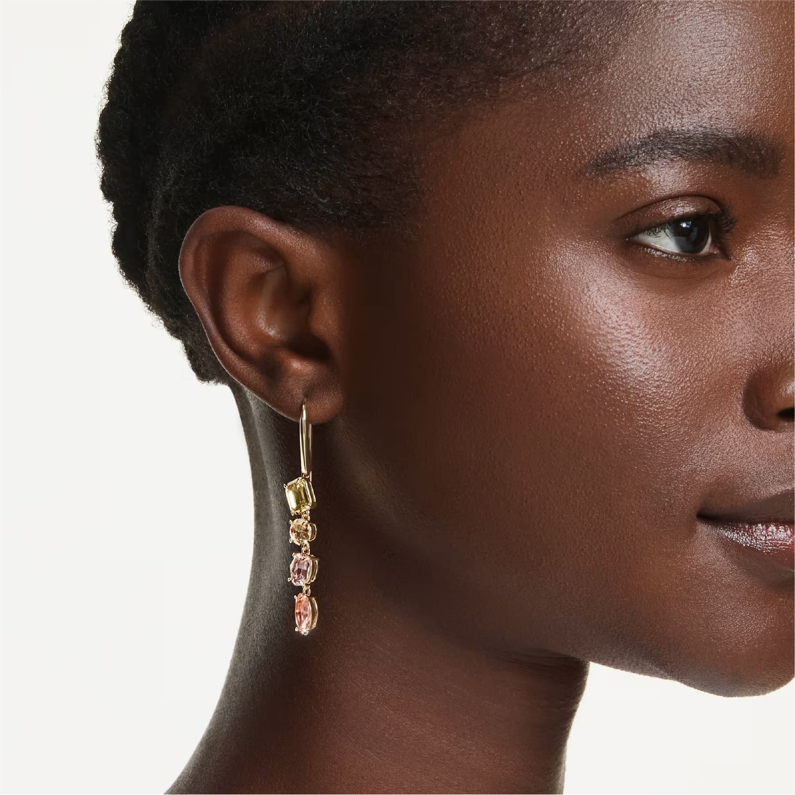 Orecchini pendenti Swarovski Gema con cristalli colorati MISURA UNICA