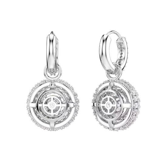 Orecchini pendenti Swarovski Sublima lega argento e zirconi MISURA UNICA