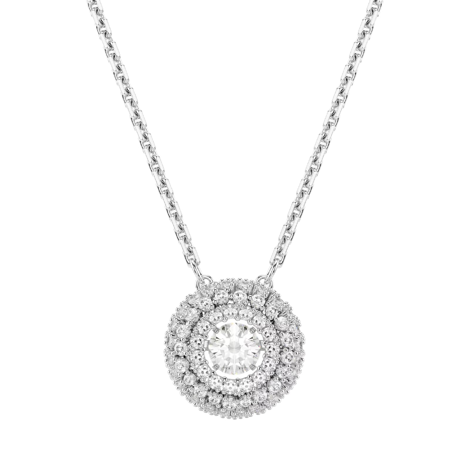 Collana pendente Swarovski Sublima lega argento e zirconi MISURA UNICA