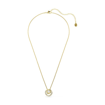 Collana Swarovski dal design circolare con zircone e cristalli MISURA UNICA