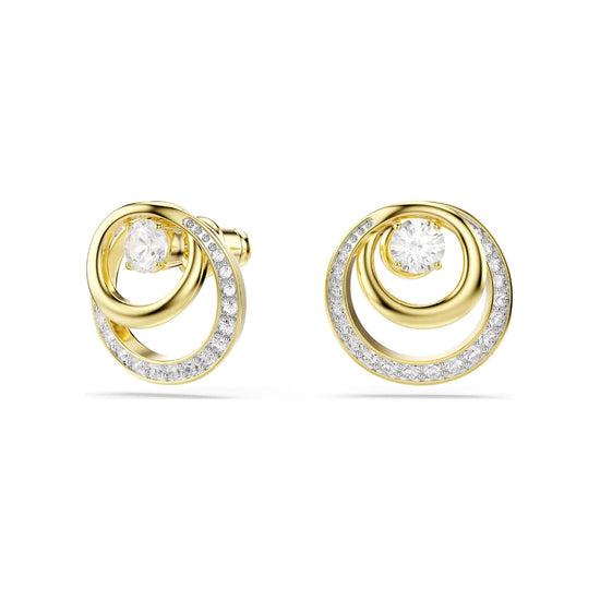 Orecchini a lobo Swarovski dal design circolare con cristalli MISURA UNICA