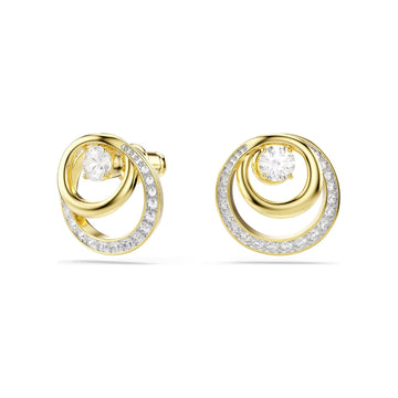 Orecchini a lobo Swarovski dal design circolare con cristalli MISURA UNICA