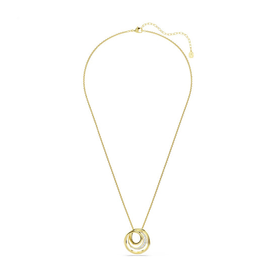 Collana Swarovski Hyperbola con design a spirale e cristalli MISURA UNICA