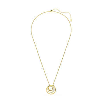 Collana Swarovski Hyperbola con design a spirale e cristalli MISURA UNICA