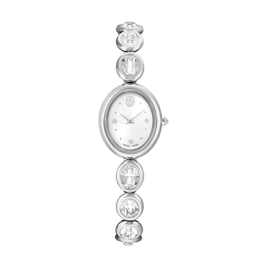 Orologio Swarovski Imber oval in acciaio e cristalli MISURA UNICA