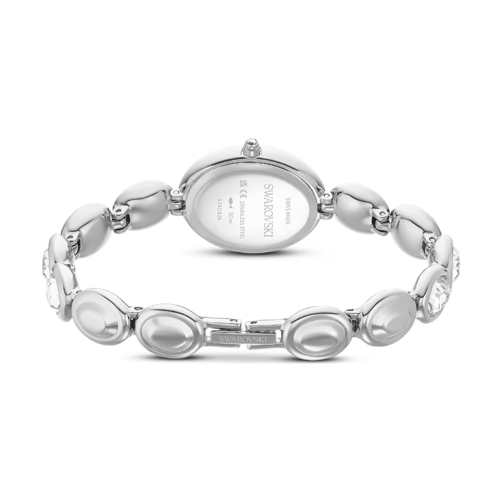 Orologio Swarovski Imber oval in acciaio e cristalli MISURA UNICA
