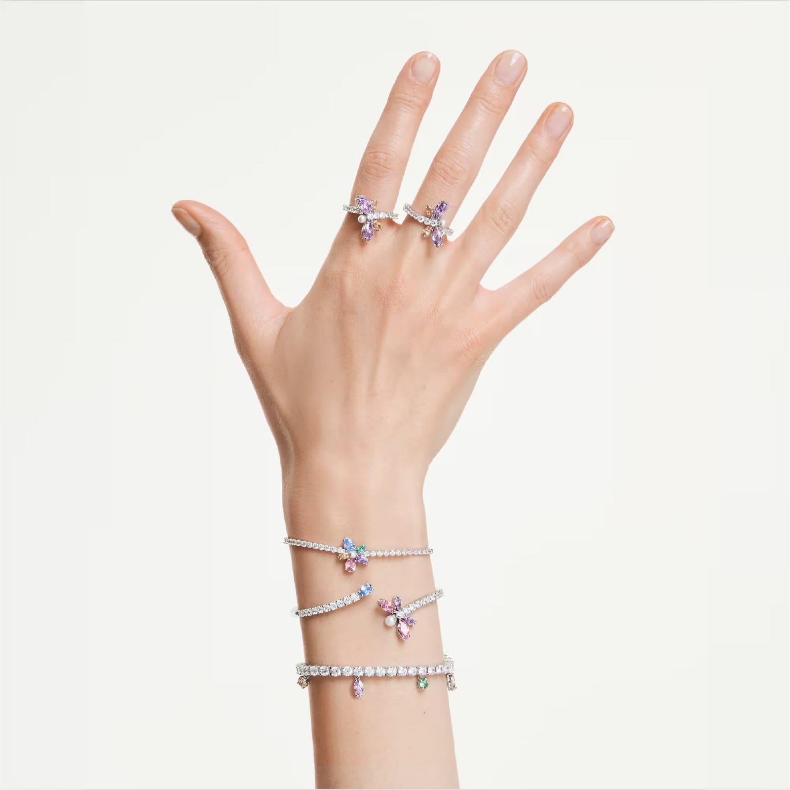 Bracciale catena Ariana Grande x Swarovski color pastello REGOLABILE