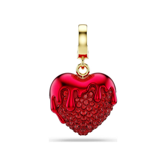 Charm Swarovski Idyllia a forma di cuore con cristalli rossi MISURA UNICA