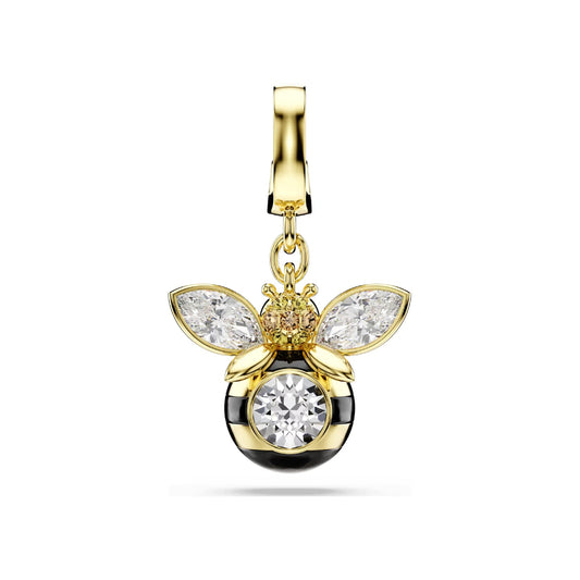 Charm ape Swarovski Idyllia placcato oro con cristally Cry MISURA UNICA