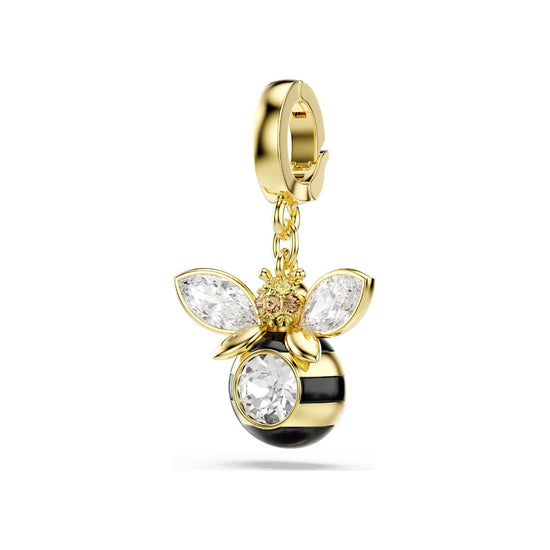 Charm ape Swarovski Idyllia placcato oro con cristally Cry MISURA UNICA