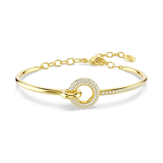 Bracciale rigido Swarovski con motivo centrale e cristalli 18 cm