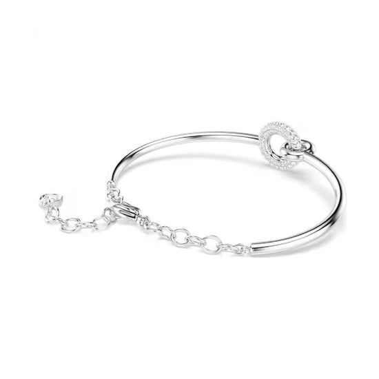 Bracciale bangle Swarovski Dextera con pavè di cristalli cry 18 cm