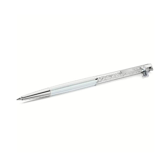 Penna sfera Swarovski Crystalline laccata cristalli bianchi MISURA UNICA