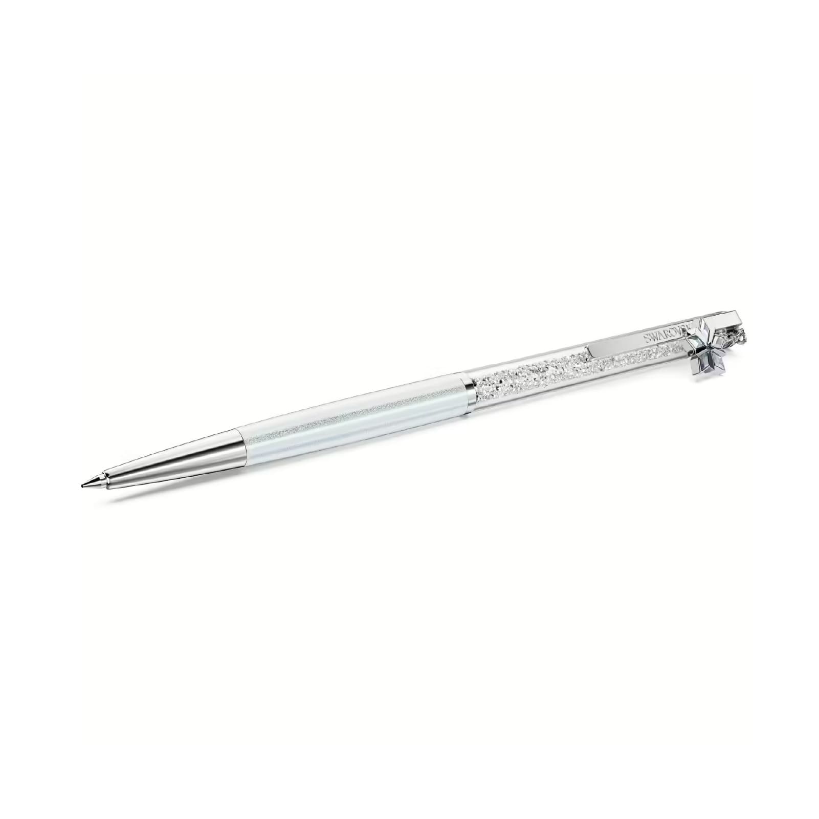 Penna sfera Swarovski Crystalline laccata cristalli bianchi MISURA UNICA