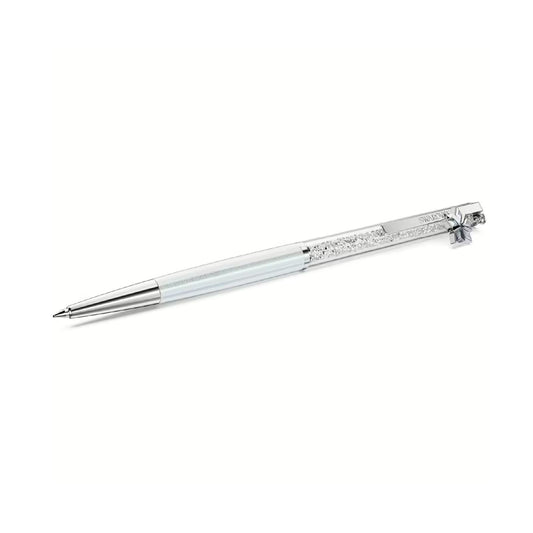 Penna sfera Swarovski Crystalline laccata cristalli bianchi MISURA UNICA