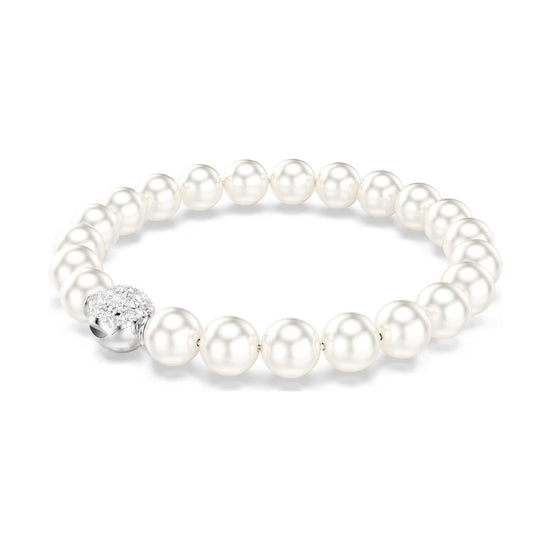 Bracciale Swarovski Matrix con Crystal Pearls e cristalli 20 cm