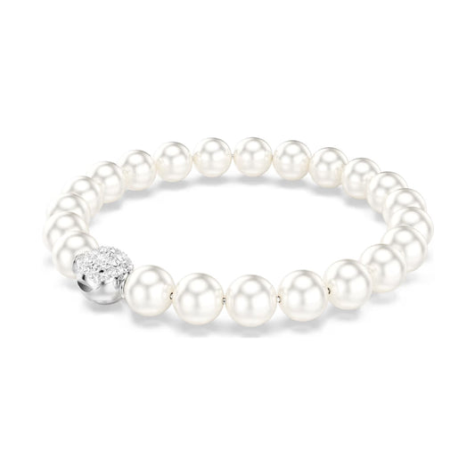 Bracciale Swarovski Matrix con Crystal Pearls e cristalli 20 cm