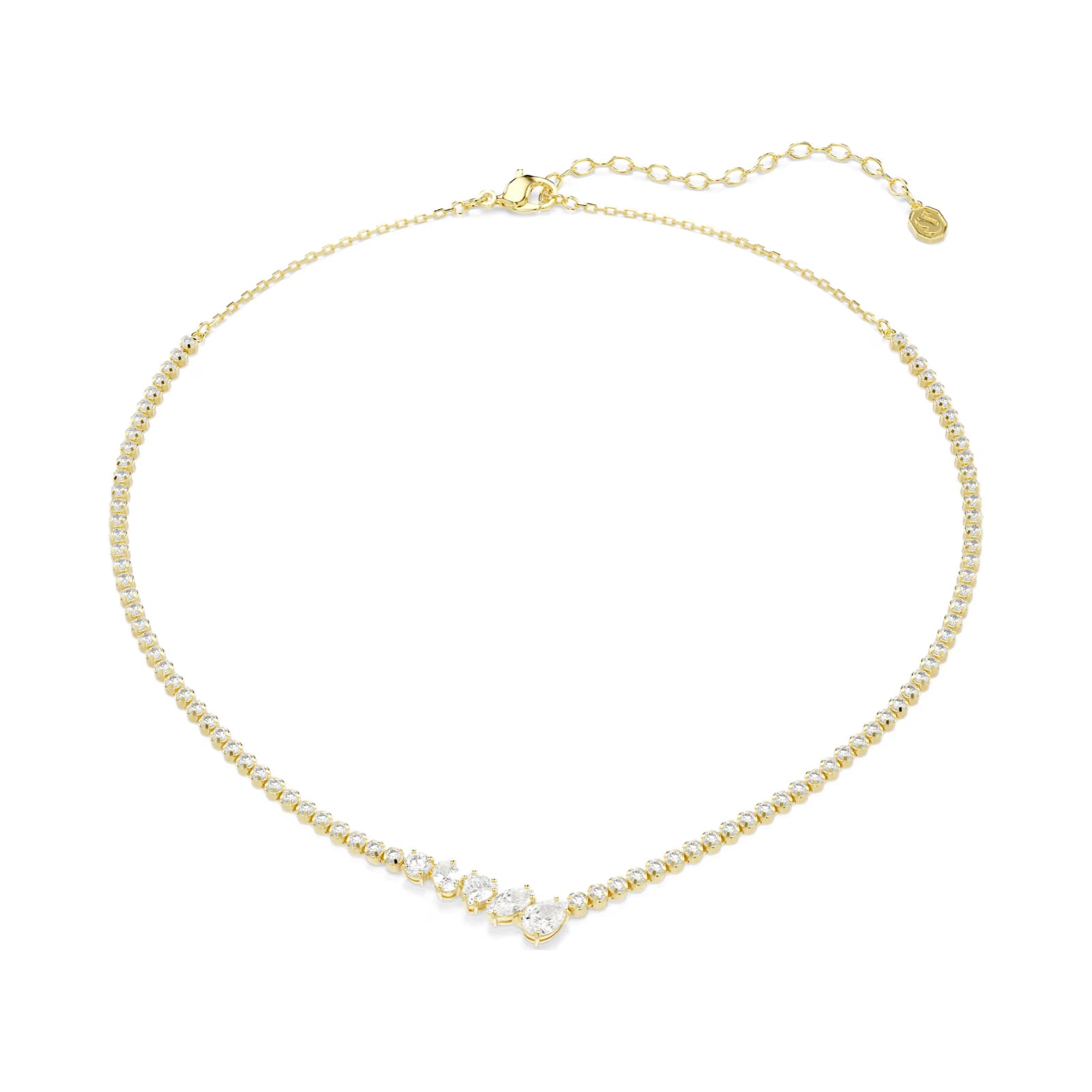 Collana girocollo Swarovski Mesmera lega dorata e zirconi