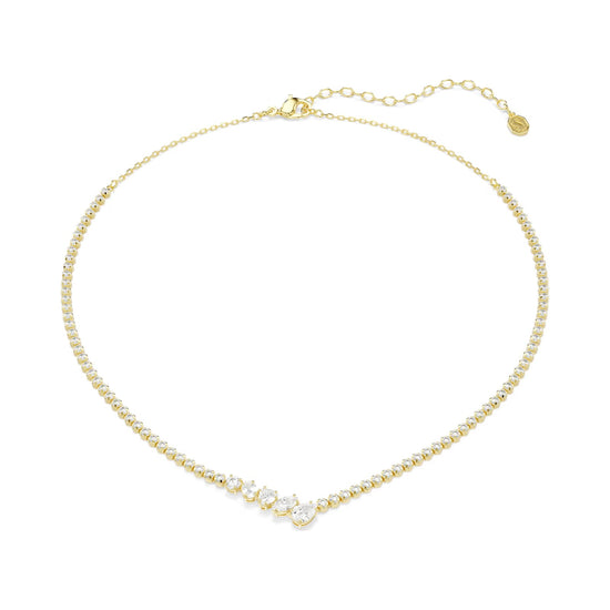 Collana girocollo Swarovski Mesmera lega dorata e zirconi MISURA UNICA