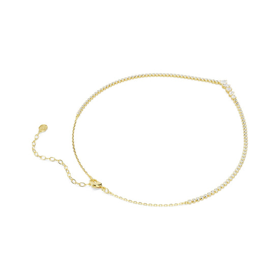Collana girocollo Swarovski Mesmera lega dorata e zirconi MISURA UNICA