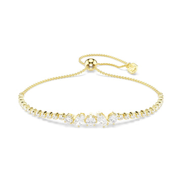 Bracciale regolabile Swarovski Mesmera lega dorata e zirconi REGOLABILE