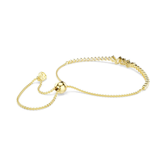 Bracciale regolabile Swarovski Mesmera lega dorata e zirconi REGOLABILE