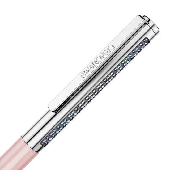 Penna a sfera Swarovski Matrix Tennis laccato rosa MISURA UNICA