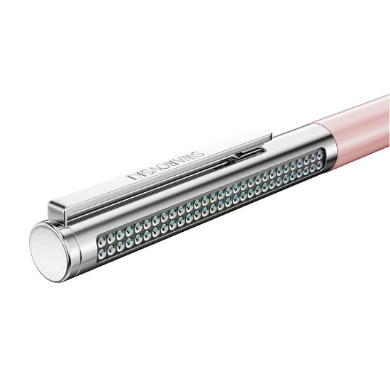 Penna a sfera Swarovski Matrix Tennis laccato rosa MISURA UNICA