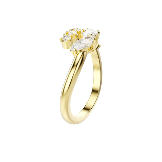 Anello aperto Swarovski Mesmera lega oro e cristalli 12